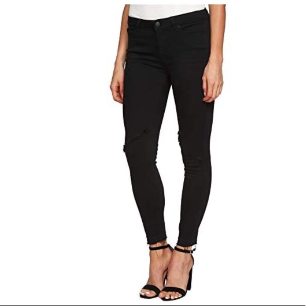 1.state women’s frayed skinny fit jeans